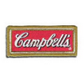 Embroidered Emblem w/76% to 100% Thread Coverage (3 1/2")